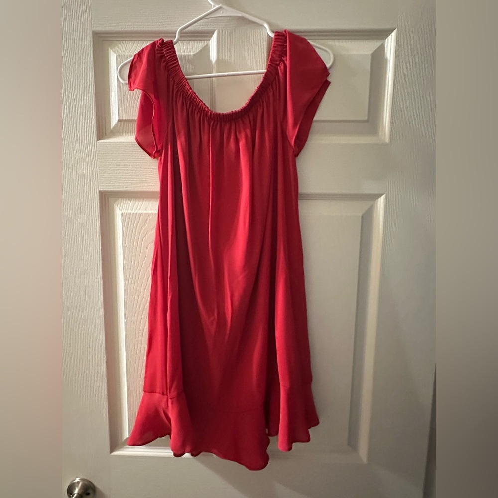 Express Off the Shoulder Mini Dress